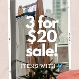 🦋 3 for $20 SALE 🦋